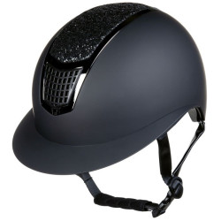 Casque Glamour Shield HKM Noir / noir