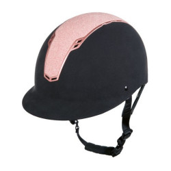 Casque Graz HKM Noir / or rose