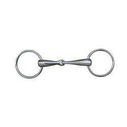 Mors à anneaux 18 mm en titane HKM