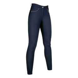 Broek Beagle siliconen kniestukken HKM Donkerblauw Broek Beagle siliconen kniestukken HKM Donkerblauw