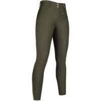 Pantalon Lea fond intégral en silicone HKM Vert foncé