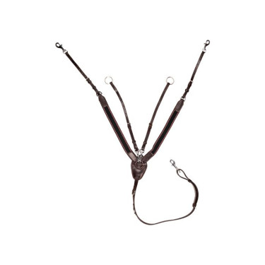 Collier de chasse avec élastique large HKM Collier de chasse avec élastique large HKM