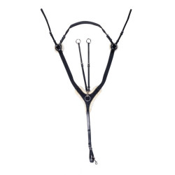 Collier de chasse Cambridge mouton synthétique HKM Noir