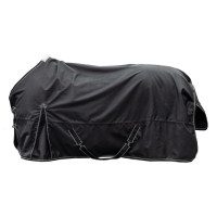 Couverture de pré Premium HKM 1680D 200g doublure lisse Noir