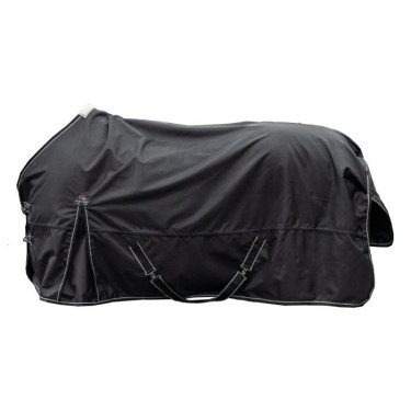 Couverture de pré Premium HKM 1680D 200g doublure lisse Noir