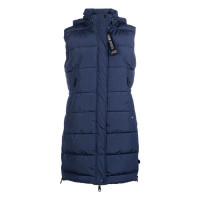 Doudoune longue sans manches Misty HKM Bleu foncé