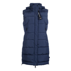 Doudoune longue sans manches Misty HKM Bleu foncé