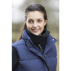 Doudoune longue sans manches Misty HKM Bleu foncé