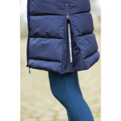 Lange mouwloze donsjas Misty HKM Donkerblauw