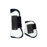 Gamaschen und Sprungglocken Genua set van 4 HKM Wit / zwart