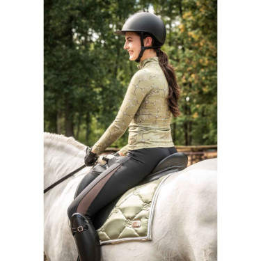 Legging Edinburgh Mesh fond intégral en silicone HKM Noir