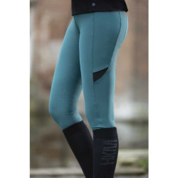 Legging Port Royal volledig siliconen zitvlak HKM Petroleum Blauw Legging Port Royal volledig siliconen zitvlak HKM Petroleum Blauw
