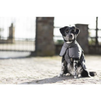 Manteau pour chien Buddy avec doublure polaire HKM Gris foncé Manteau pour chien Buddy avec doublure polaire HKM Gris foncé
