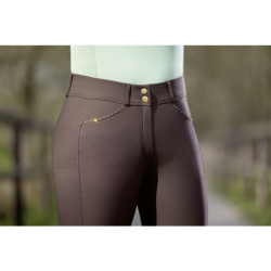 Pantalon Helene basanes en silicone HKM Marron foncé Pantalon Helene basanes en silicone HKM Marron foncé