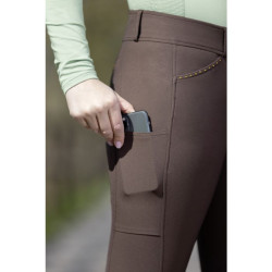Pantalon Helene basanes en silicone HKM Marron foncé Pantalon Helene basanes en silicone HKM Marron foncé
