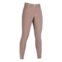 Pantalon Lavender Bay fond intégral en silicone HKM Taupe Marron Pantalon Lavender Bay fond intégral en silicone HKM Taupe Marron