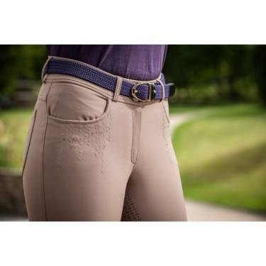 Broek Lavender Bay met volledig siliconen zitvlak HKM Taupe Bruin