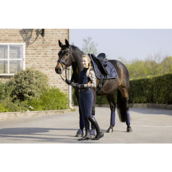 Pantalon Lyon fond intégral en silicone HKM Bleu foncé Pantalon Lyon fond intégral en silicone HKM Bleu foncé