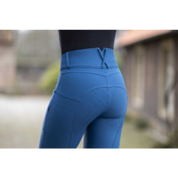 Port Royal broek met volledige siliconen grip HKM Donkerblauw