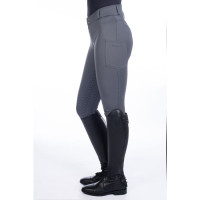 Rubberen rijbroek Ruby met volledige siliconen grip HKM Grijs