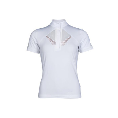Polo de concours Kayla HKM Blanc