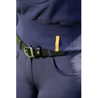 Ceinture en cuir Beth HKM Noir / argenté Ceinture en cuir Beth HKM Noir / argenté
