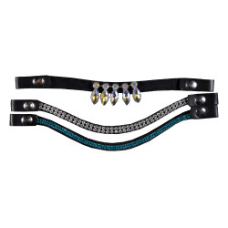 Frontaux Hobby Horsing lot de 3 HKM Bleu / argenté