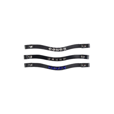 Frontaux Hobby Horsing lot de 3 HKM Bleu marine étoiles Frontaux Hobby Horsing lot de 3 HKM Bleu marine étoiles