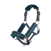 Licol Rosegold HKM Émeraude / or rose Vert Licol Rosegold HKM Émeraude / or rose Vert