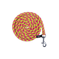 Longe Hobby Horsing HKM Rose / jaune Longe Hobby Horsing HKM Rose / jaune