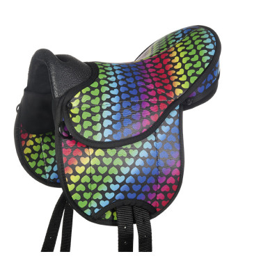 Selle pour Shetland set Colourful HKM Selle pour Shetland set Colourful HKM