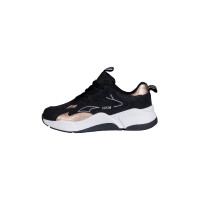 Sneaker Roségoud Glamour Stijl HKM Zwart