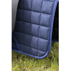 Tapis Glitter Mesh Style HKM Bleu foncé