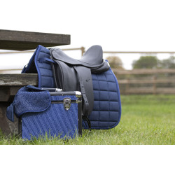 Tapis Glitter Mesh Style HKM Bleu foncé