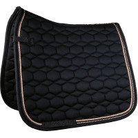 Rosegold Glamour Style Tapijt HKM Zwart / roségoud