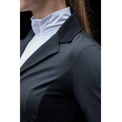 Wedstrijdjas Hunter Woman Slim fit HKM Zwart