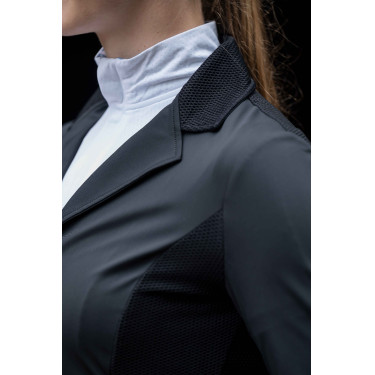 Wedstrijdjas Hunter Woman Slim fit HKM Zwart