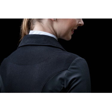 Wedstrijdjas Hunter Woman Slim fit HKM Zwart