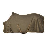 Couverture mi-saison Coton HKM Marron foncé