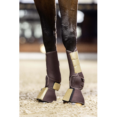 Cloches softoprène Colour Pro HKM Marron foncé Cloches softoprène Colour Pro HKM Marron foncé