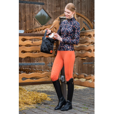 T-shirt techniek Edinburgh HKM lange mouwen Zwart