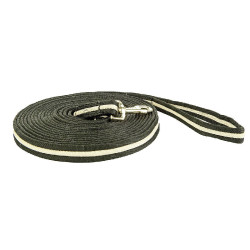Longe de travail Soft 8 m HKM Noir / beige