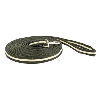 Longe de travail Soft 8 m HKM Noir / beige