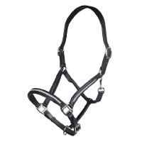 Lederen halster Diamond HKM Zwart Lederen halster Diamond HKM Zwart