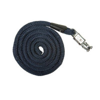 Longe Aachen avec mousqueton  antipanique HKM Bleu foncé