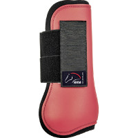 Guêtres HKM Premium pour antérieurs HKM Rouge / noir Guêtres HKM Premium pour antérieurs HKM Rouge / noir