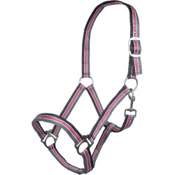 Halster Genève HKM Zwart / roze / grijs Halster Genève HKM Zwart / roze / grijs