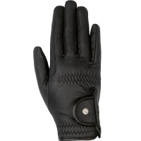 Grip Style handschoenen met fleecevoering HKM Zwart