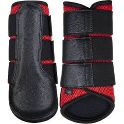 Gamaschen Breath HKM Rood / zwart Gamaschen Breath HKM Rood / zwart