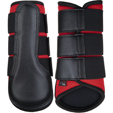 Gamaschen Breath HKM Rood / zwart Gamaschen Breath HKM Rood / zwart